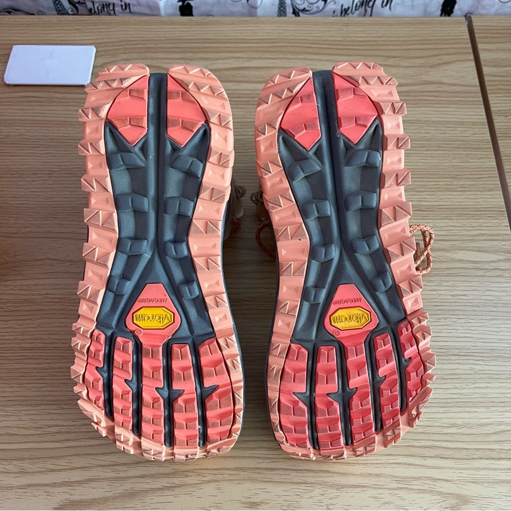 Altra Women's Lace Up Boots - Cream and Coral - Picture 7 of 8